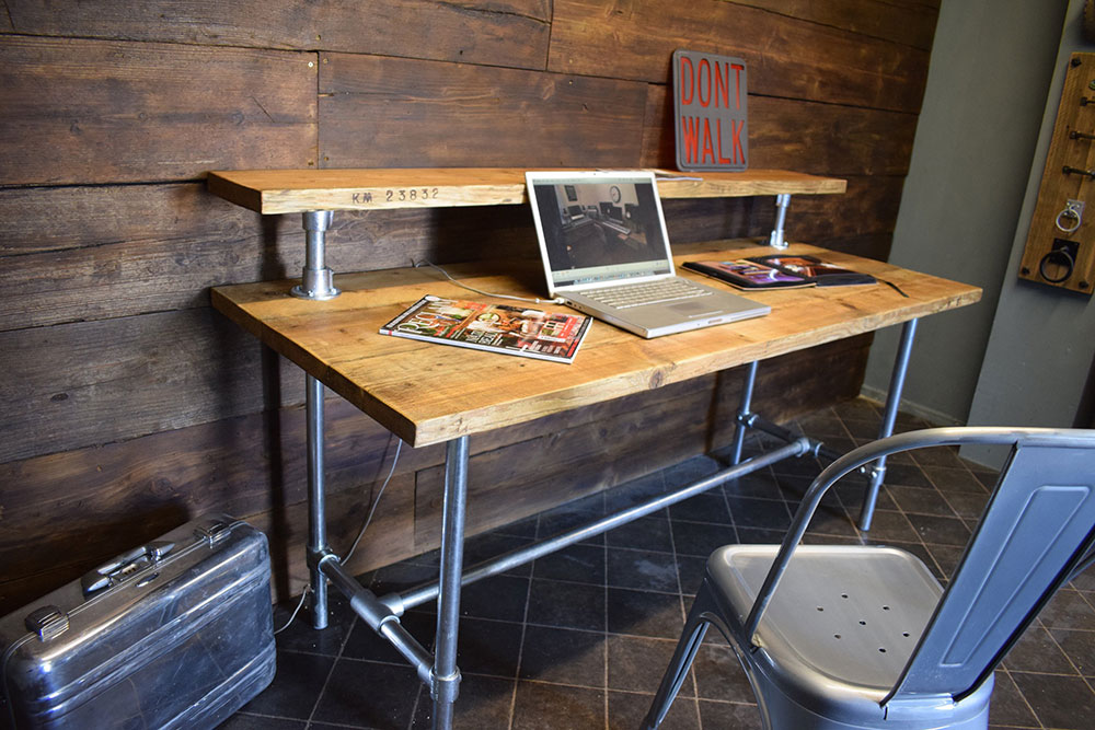 Desks Smoke Stack Designs, How Deep Are Desks